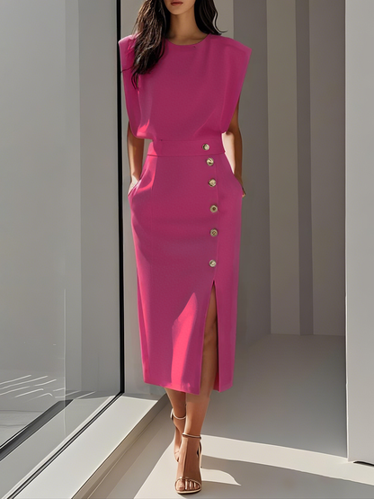 Elegant Casual Knee Length Dress