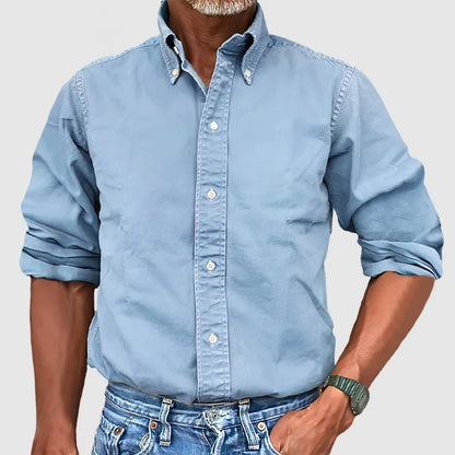 Traditional Casual Mens Button Down Shirt