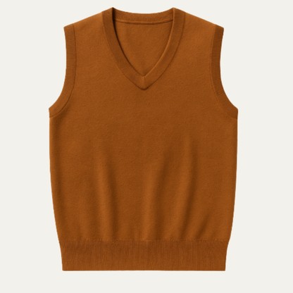 Comfy Men's V Neck Knit Vest - Nocini