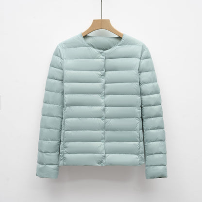 Hoodless Lightweight Down Jacket