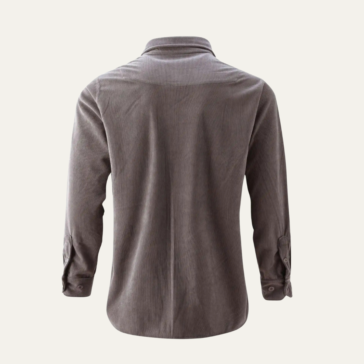 Relaxed Fit Corduroy Button Down Men's Shirt