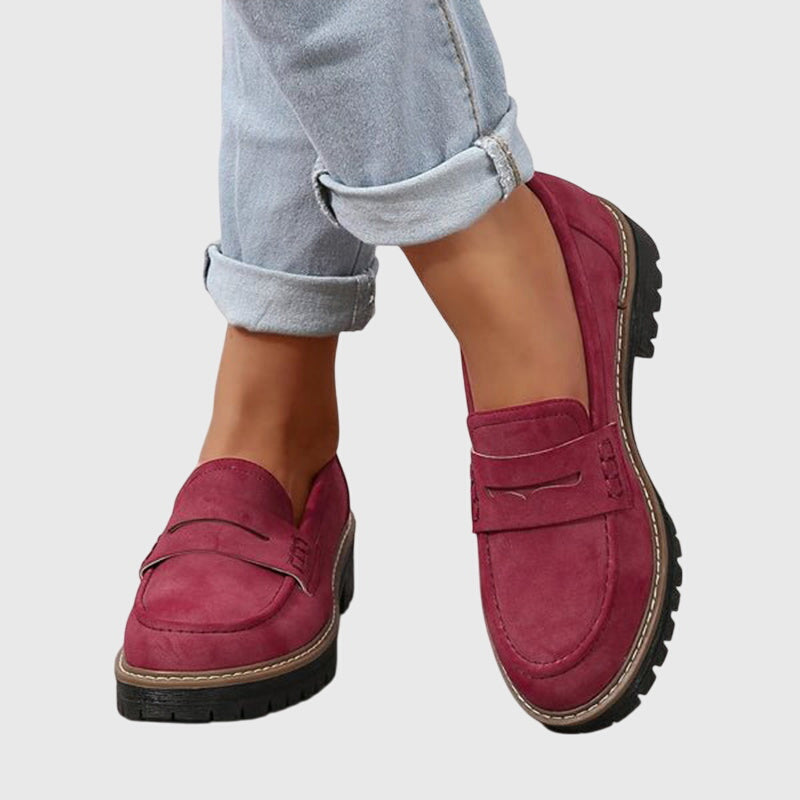 Classic Suede Slip On Shoes