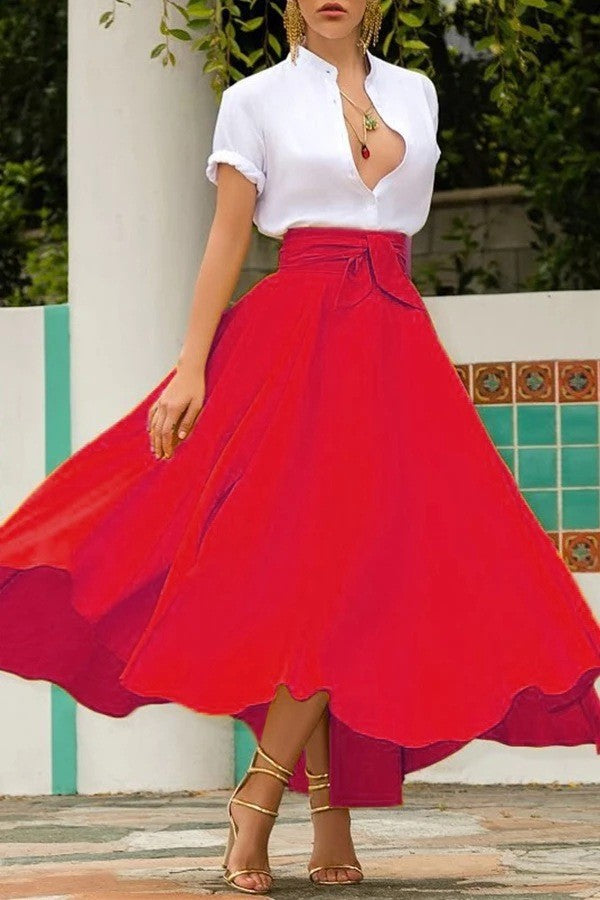 Chic Ladies Floral Mini Skirt - Olytrend