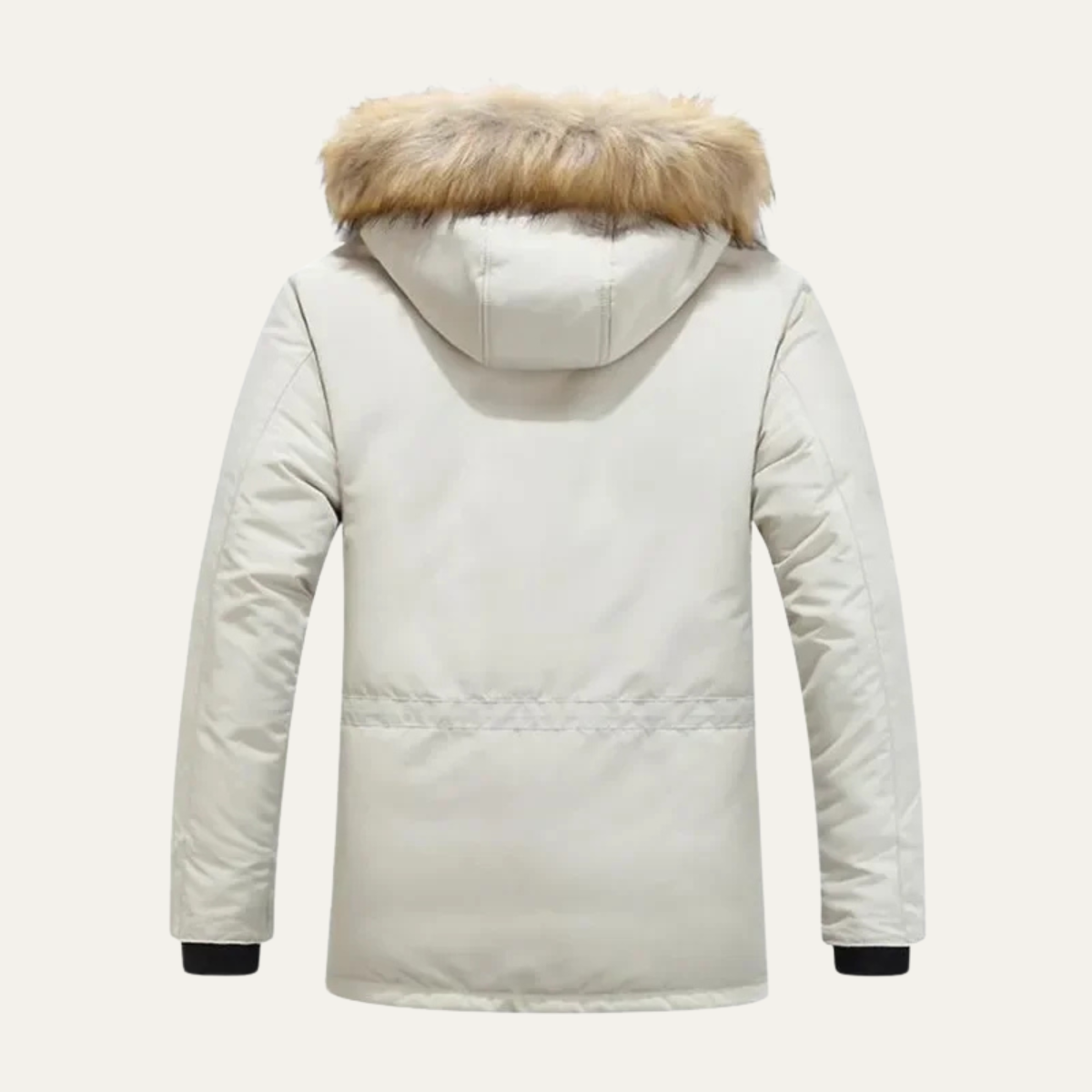 Heavy Duty Men's Insulated Hooded Winter Coat Jacket