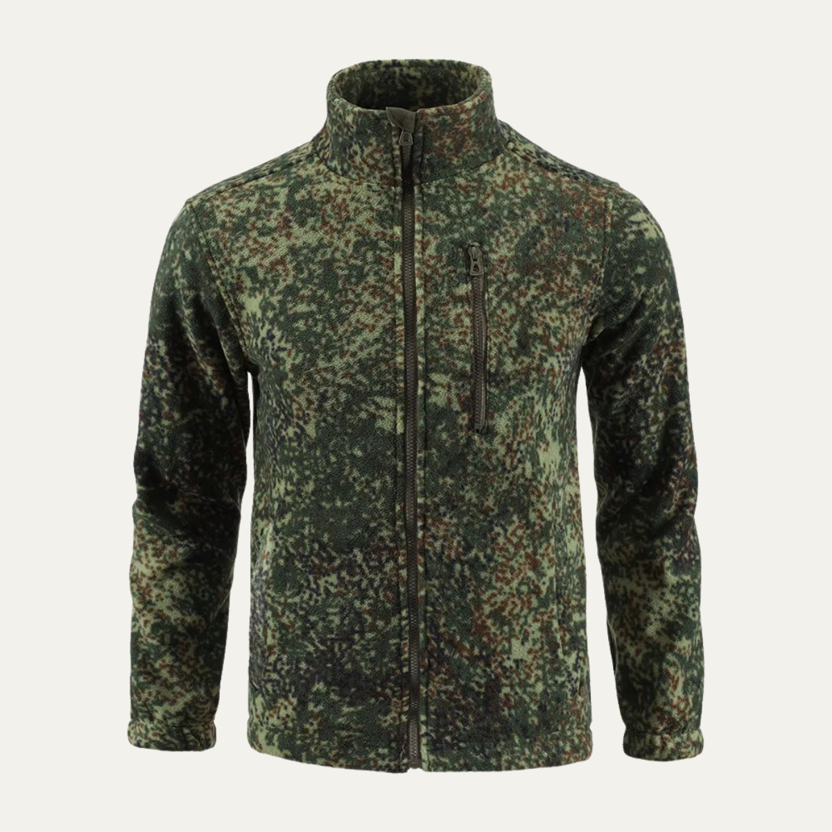 Warm Camo Fleece Jacket for Men