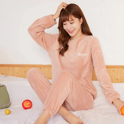 Soft Women's Pajama Set with Classic Style