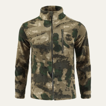 Warm Camo Fleece Jacket for Men