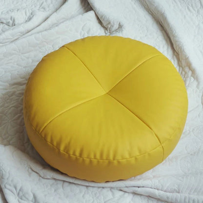 Soft Leather Japanese Inspired Pillow