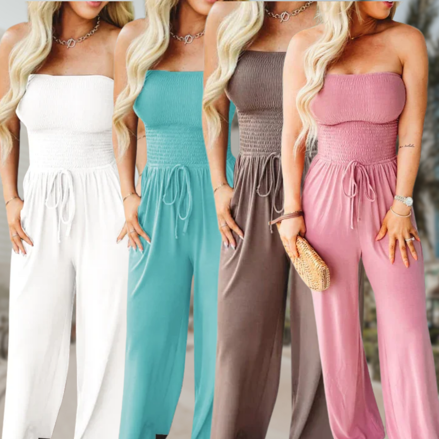 Fashionable Cold Shoulder Jumpsuit