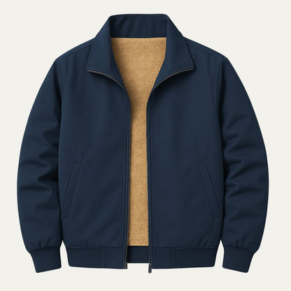 Waterproof Men's Fleece Jacket - Lightweight Windbreaker Coat