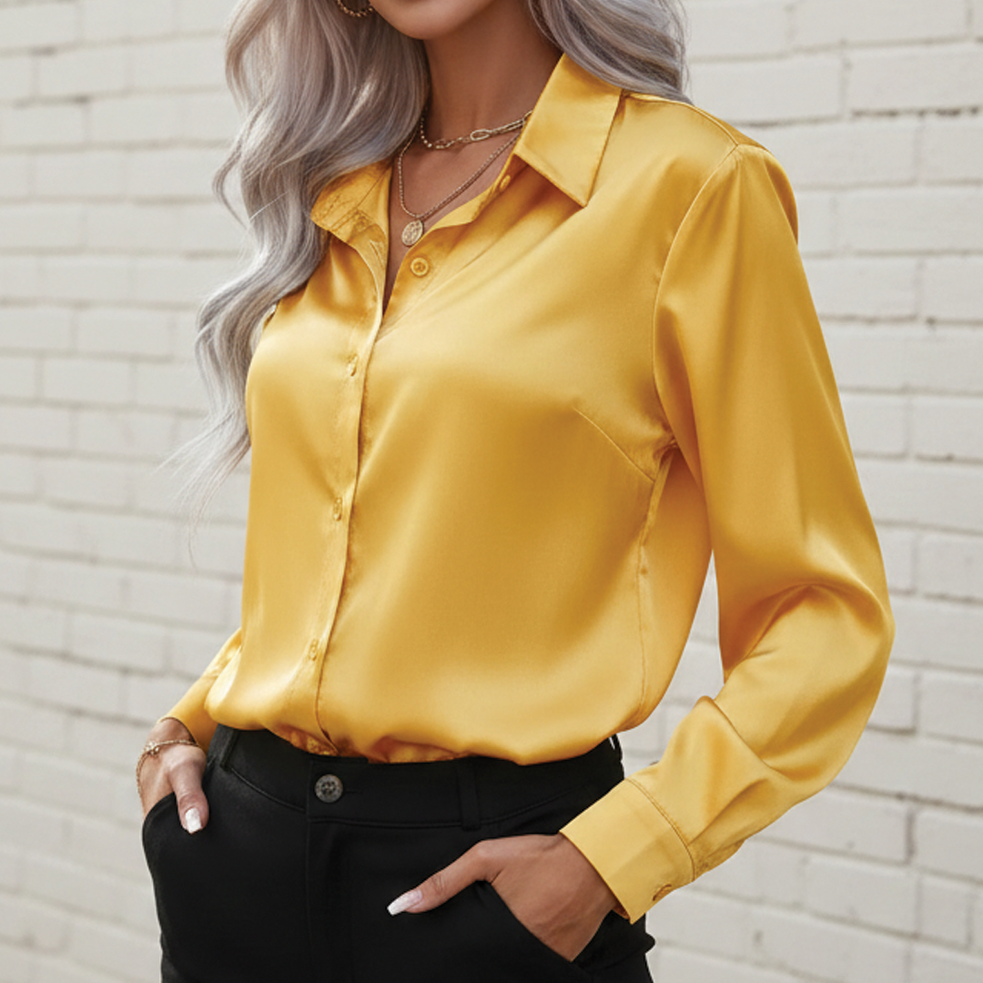 Lovely Silk Loose Fit Top