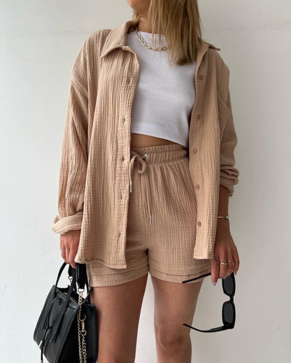 Classic 2-Piece Cotton Business Suit