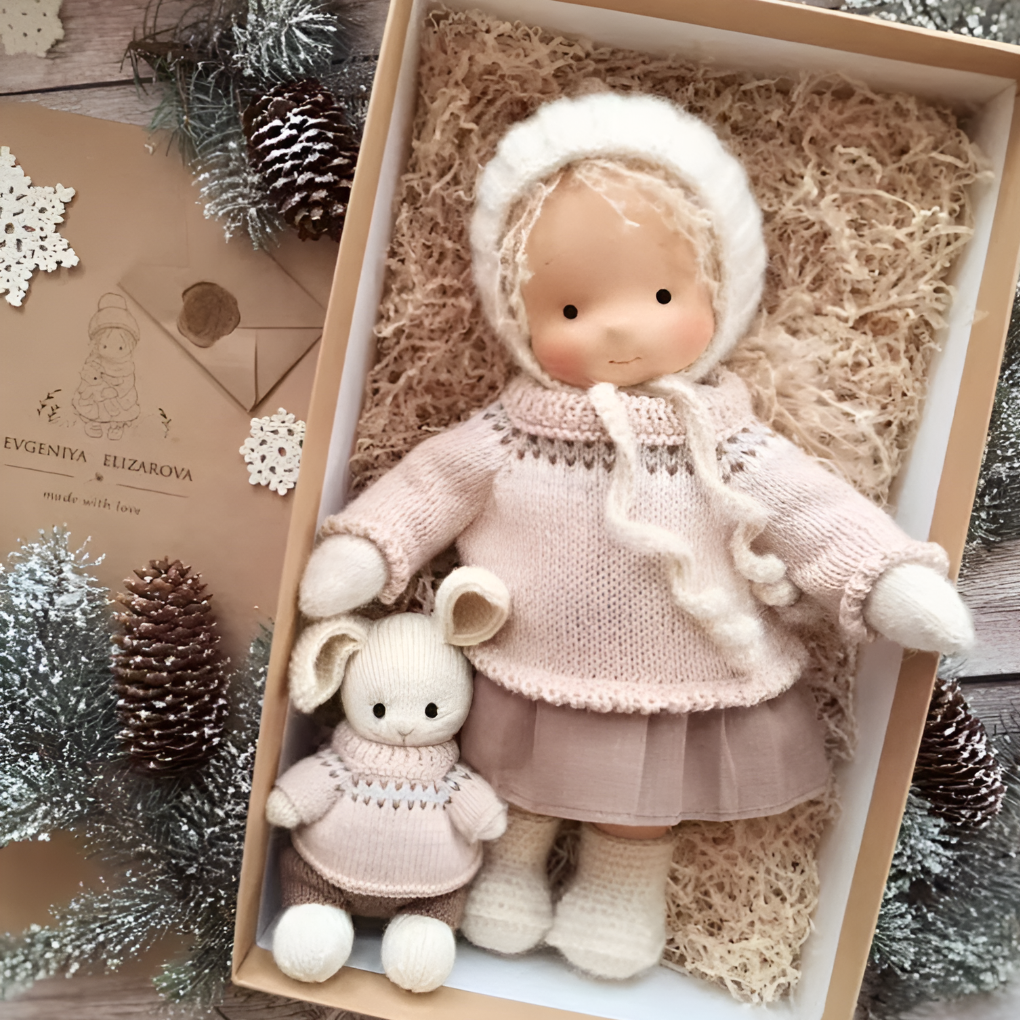 Soft Plush Artisan Teddy Doll