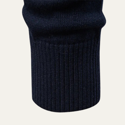 Smart Men's Zip Knit Casual Sweater