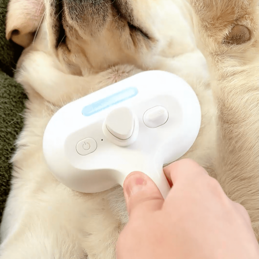 Gentle Pet Steam Grooming Brush