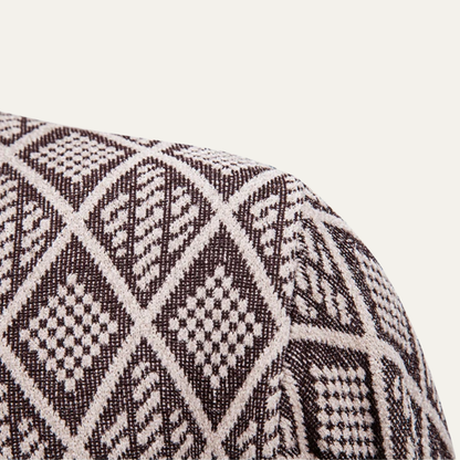 Stylish Men's Diamond Quilted Knit Blazer Jacket