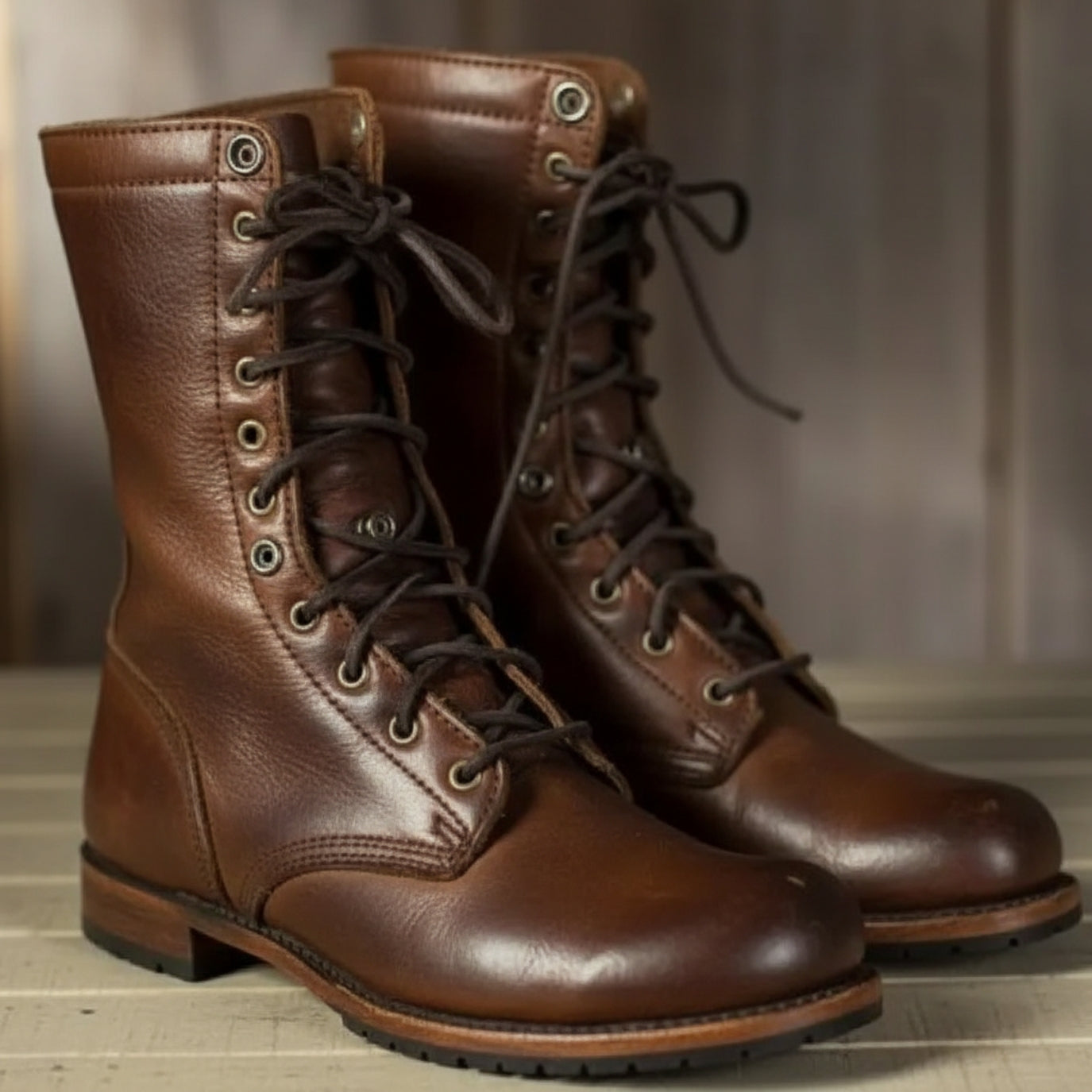 Kia Women's Ankle High Lace Boots - Olytrend