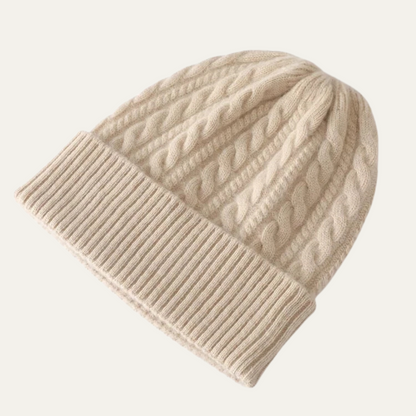 Premium Men's Ribbed Cashmere Winter Hat
