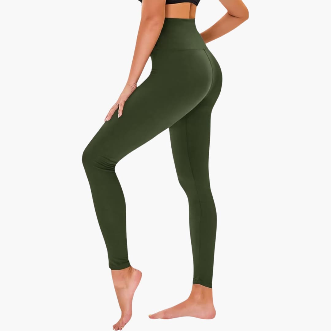 Fashionable High Waisted Leopard Leggings