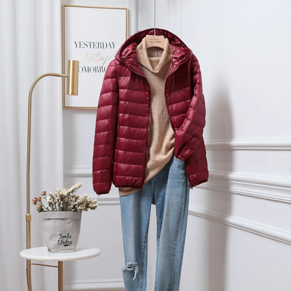 Warm Women's Padded Parka Coat