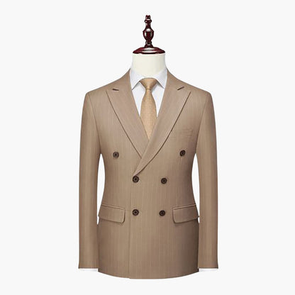 Classic Mens Slim Fit Pinstripe Suit