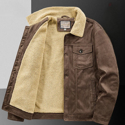 Warm Fleece Lined Sherpa Jacket
