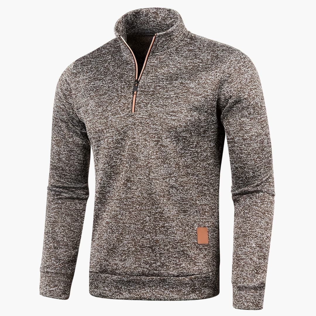 Men's Long Sleeve Half Zip Sweatshirt