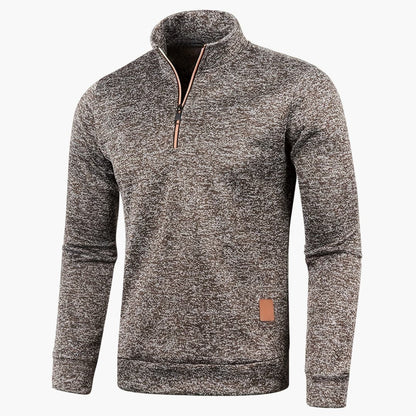 Men's Long Sleeve Half Zip Sweatshirt