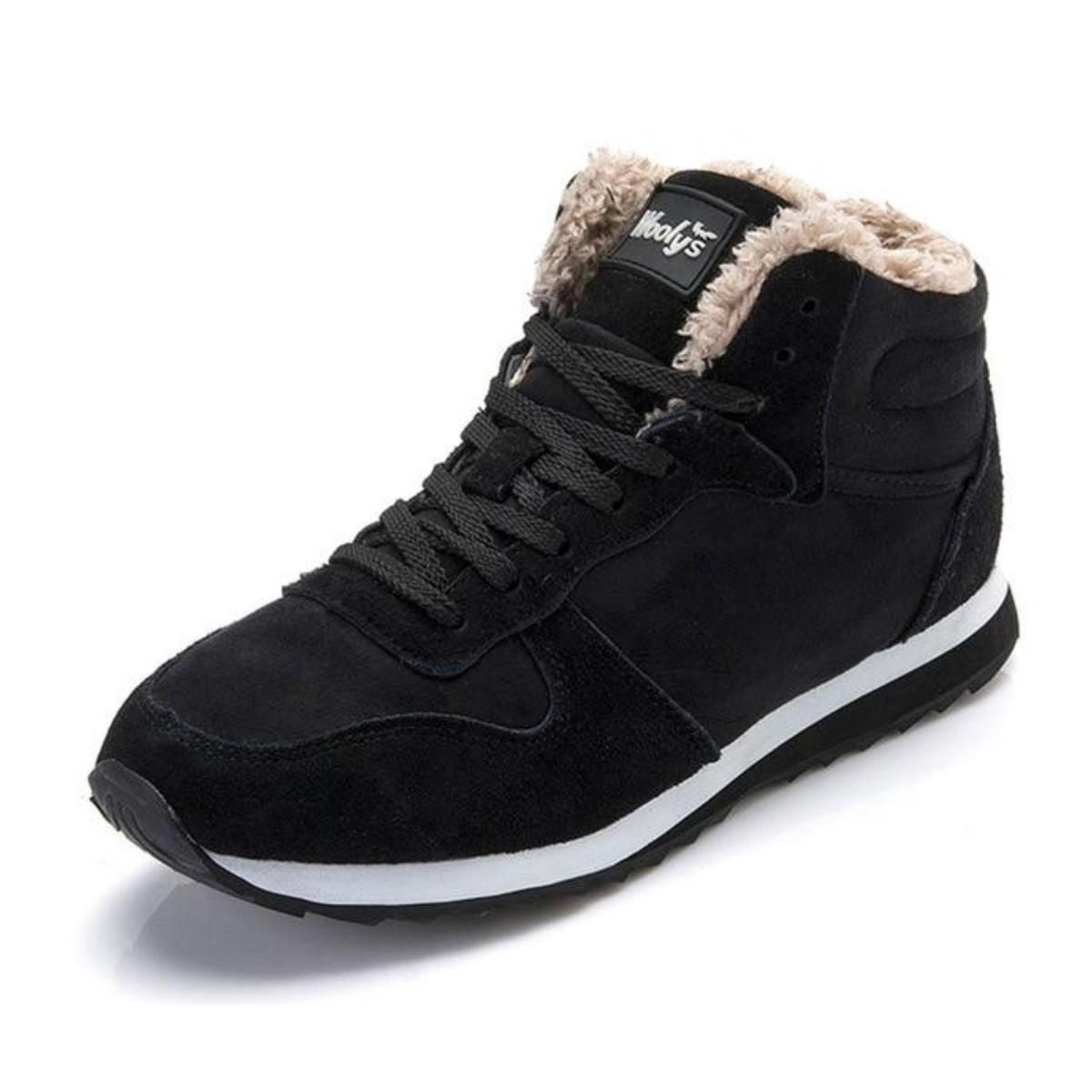 Comfortable Men's Insulated Fleece Ankle Boots