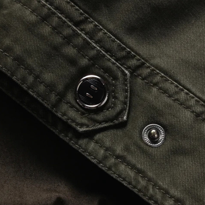 Rugged Men's Tactical Cargo Jacket