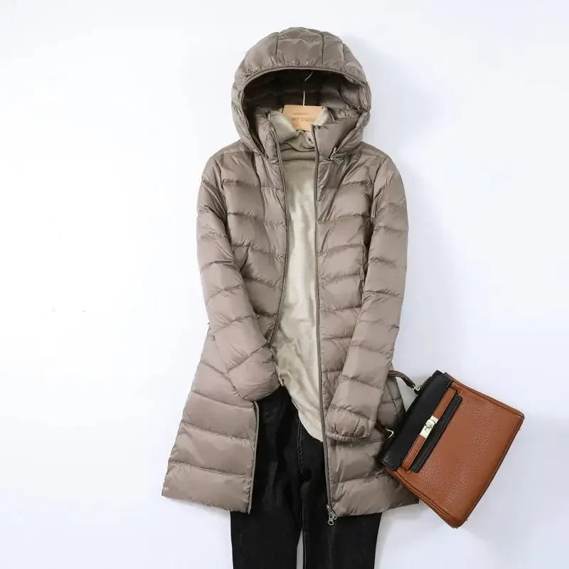 Cozy Women's Down Filled Parka Jacket