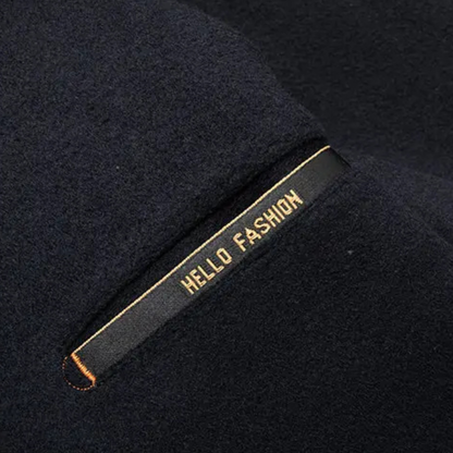 Classic Fit Men's Tailored Wool Overcoat