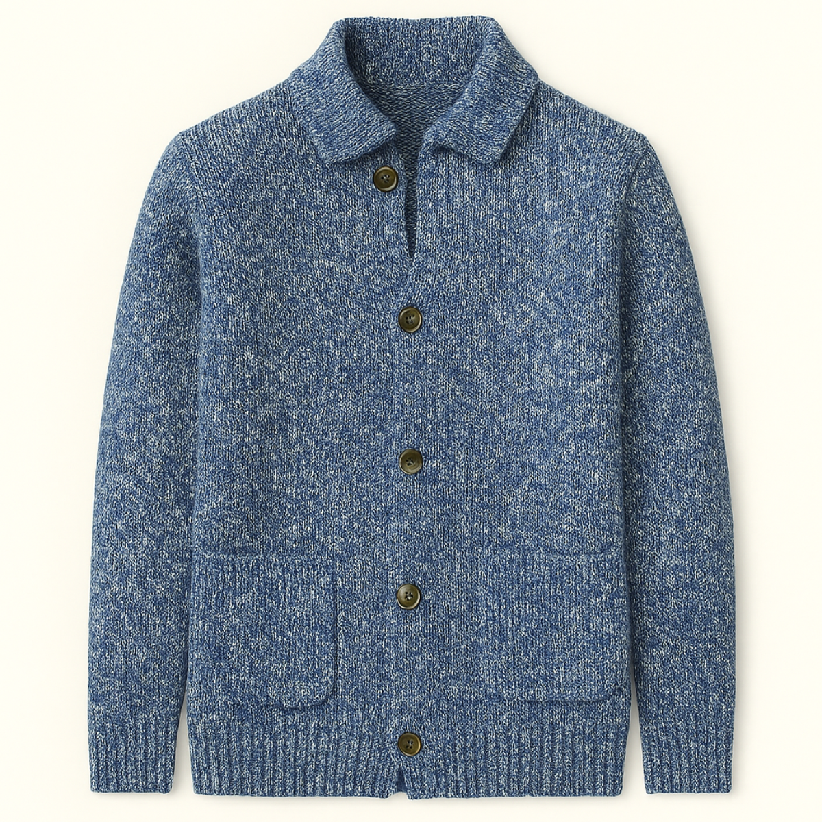 Men's Cozy Knit Button Cardigan Sweater - Nocini