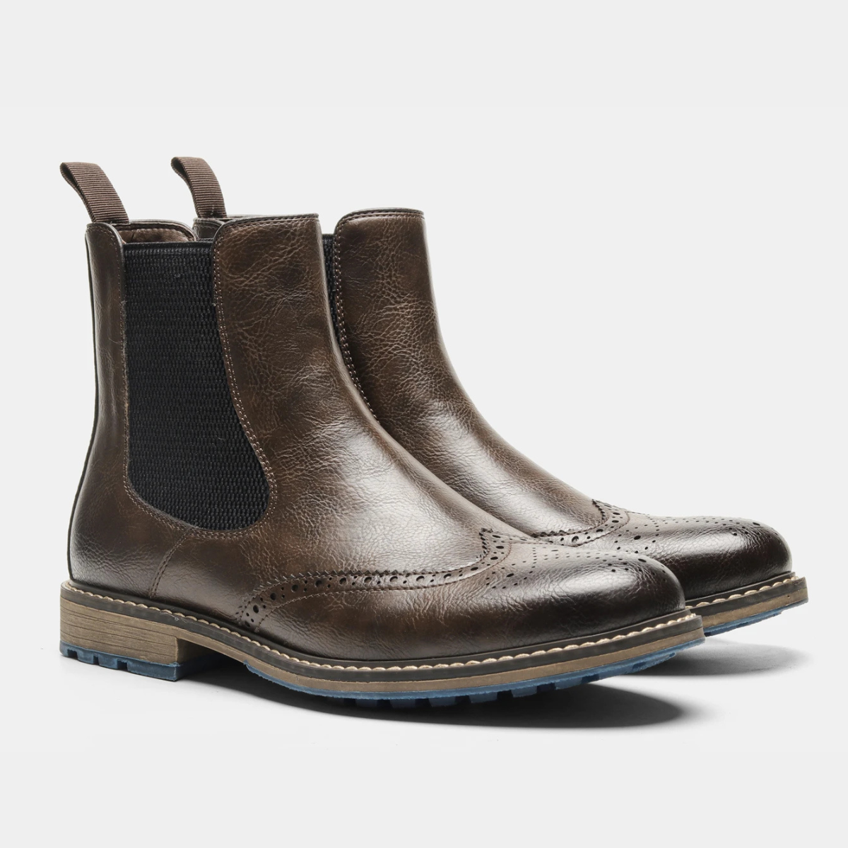 Luxury Men's Leather Ankle Chelsea Boots