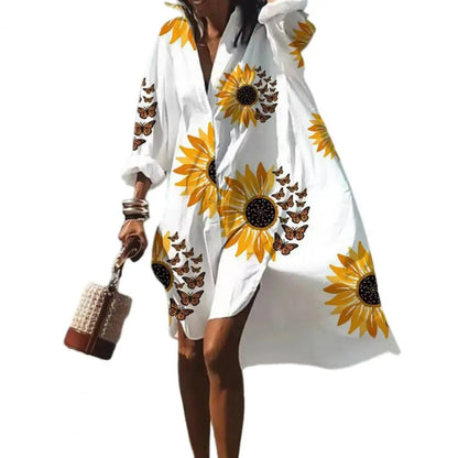 Loose Fit Floral Maxi Dress for Women