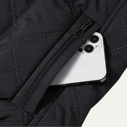 Warm Waterproof Men's Padded Jacket with Fleece Inside