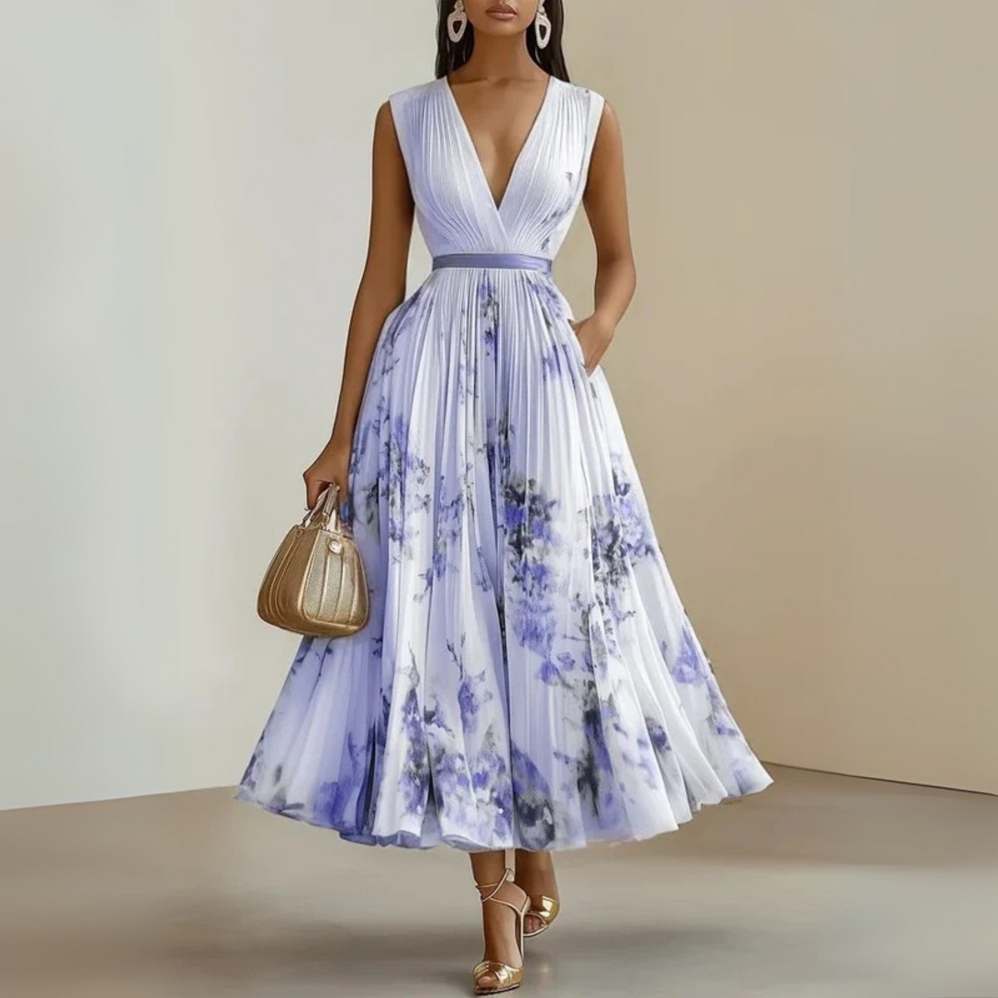 Lightweight Strapless Summer Maxi Dress