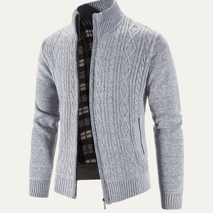 Cozy Men's Fleece Zipper Jacket