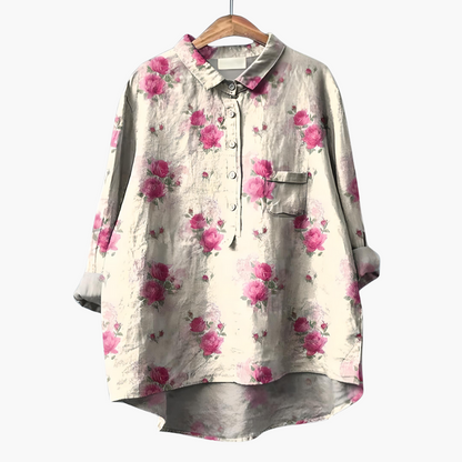 Women's Lightweight Floral Printed Summer Top