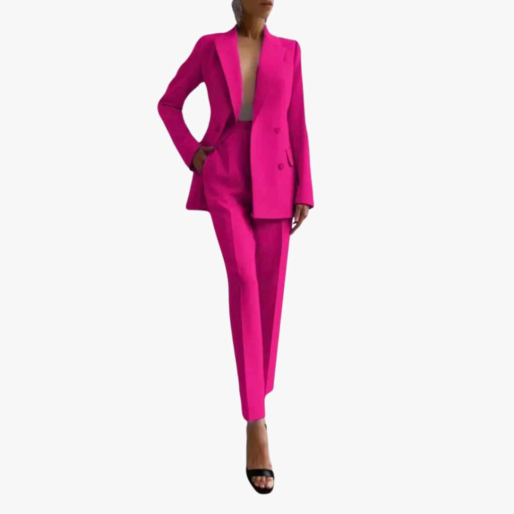 Ladies Business Jacket and Pant Set