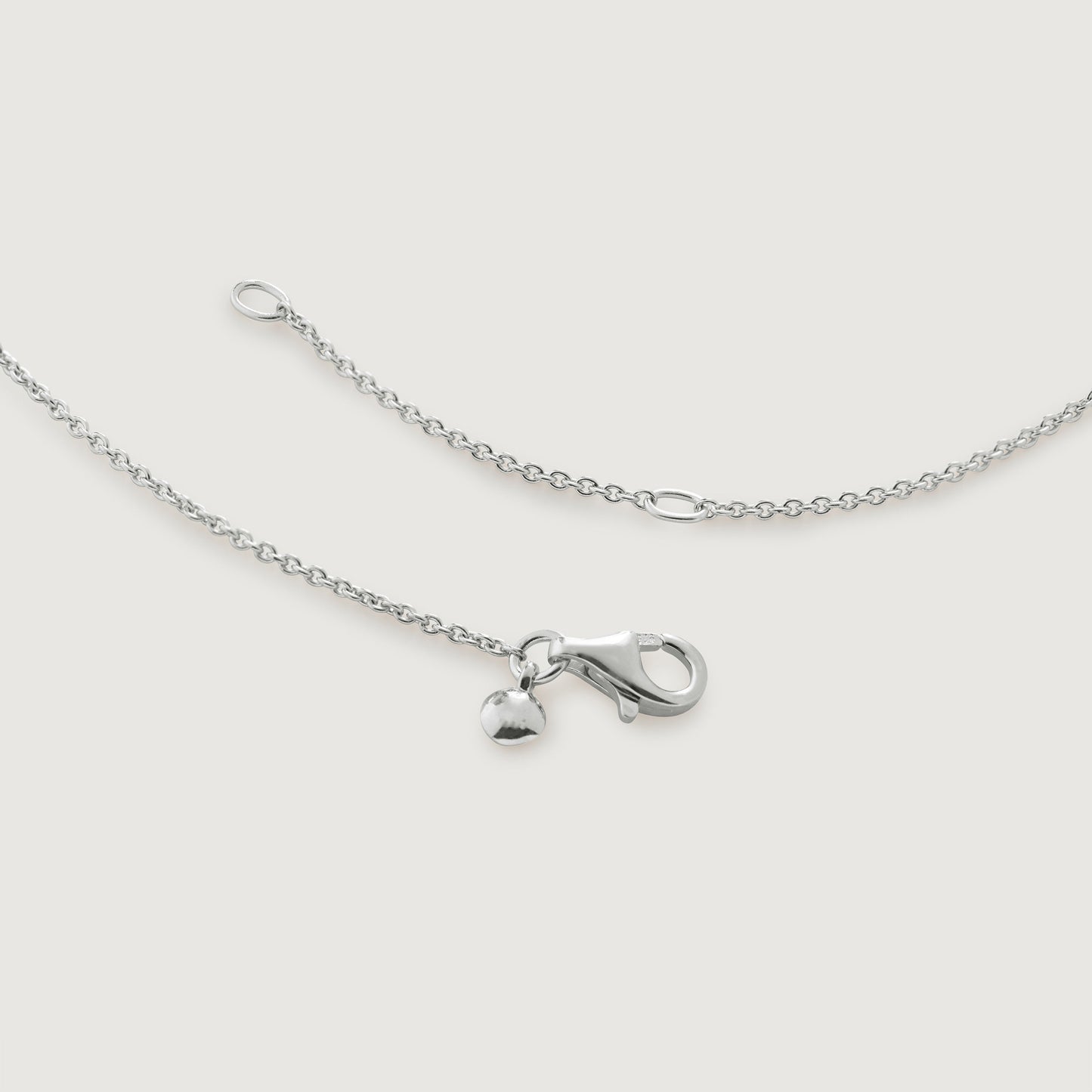 Elegant Silver Gold Chain Pendant Necklace