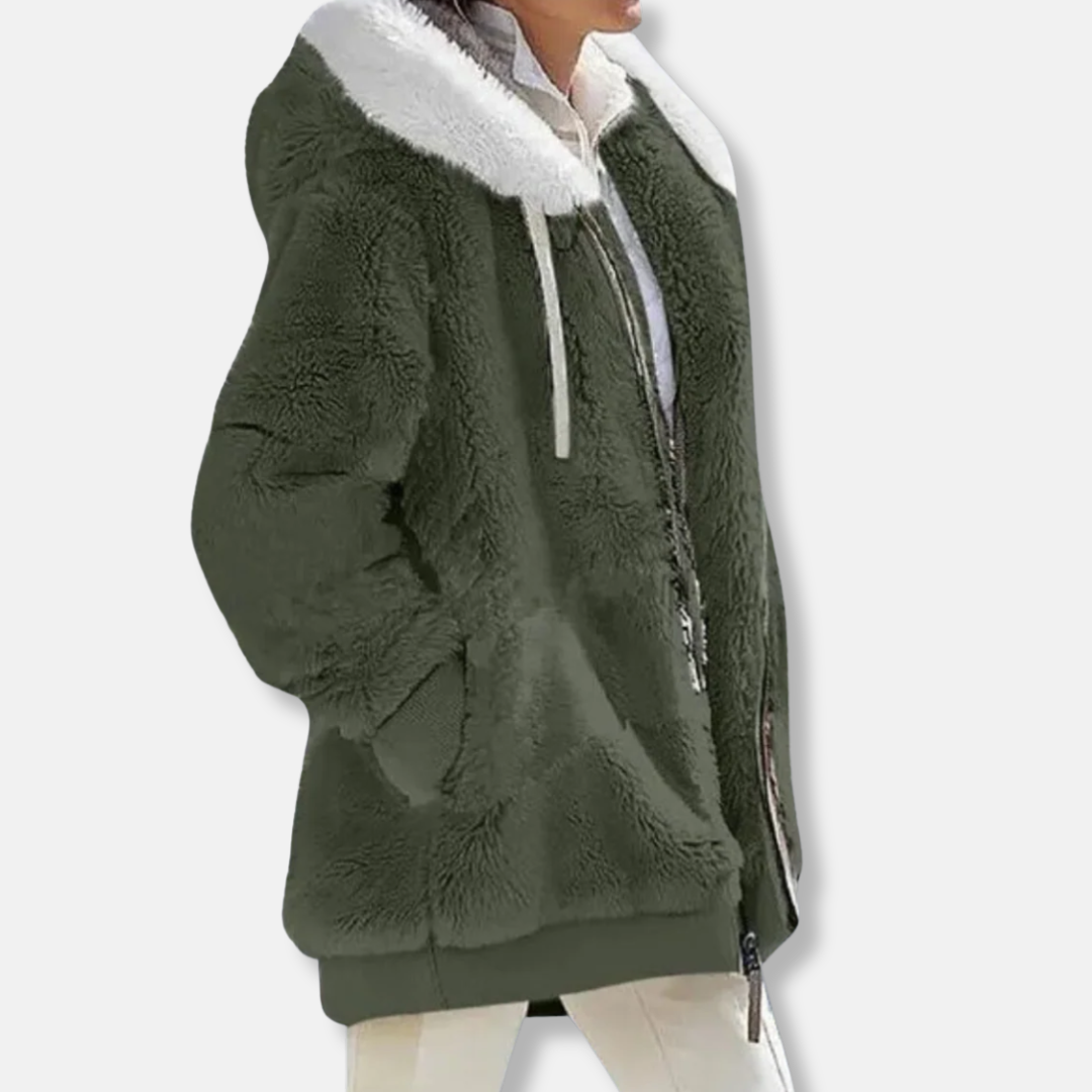 Cozy Oversized Fleece Hoodie Jacket