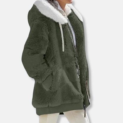 Cozy Oversized Fleece Hoodie Jacket