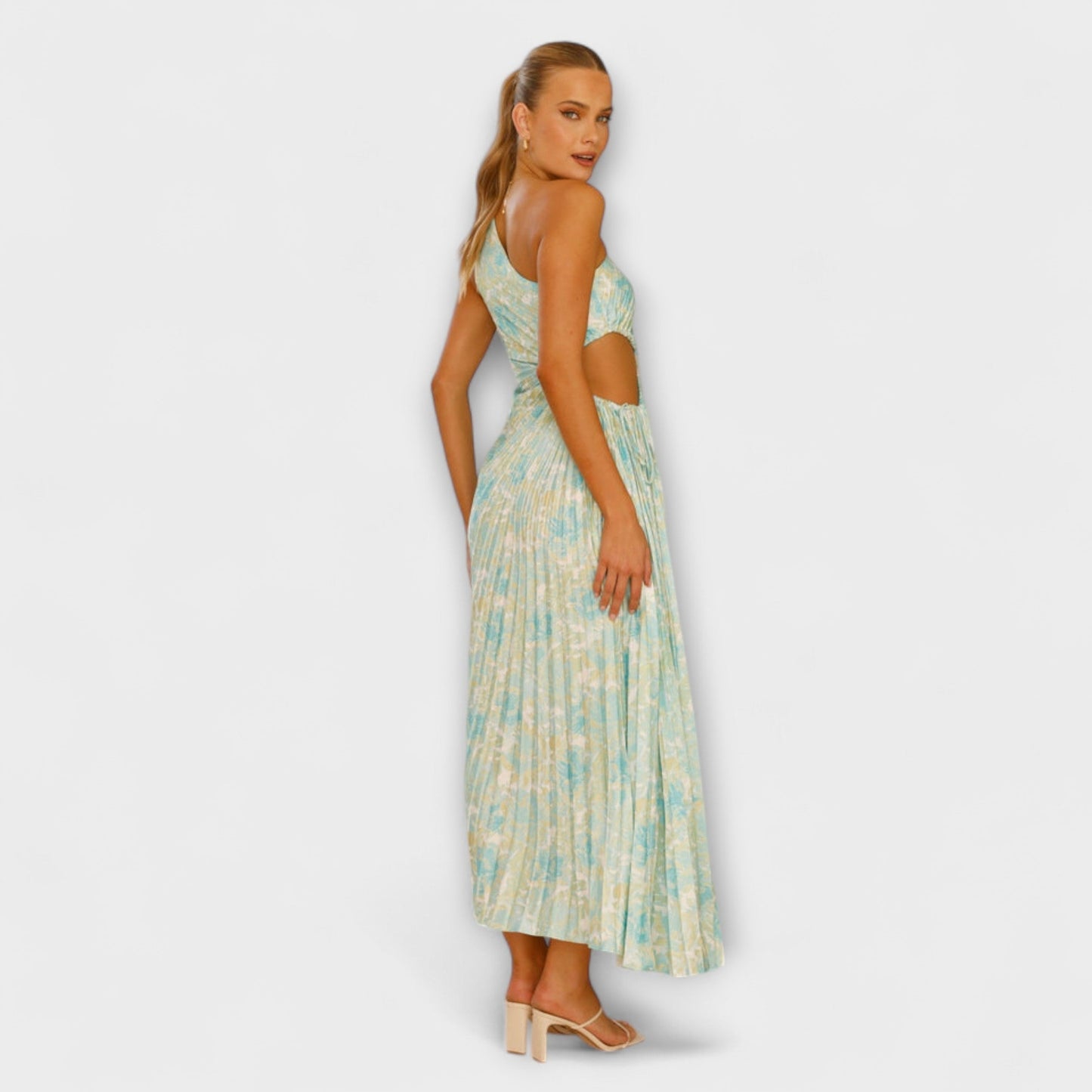 Elegant Cut Out Long Evening Dress for Women