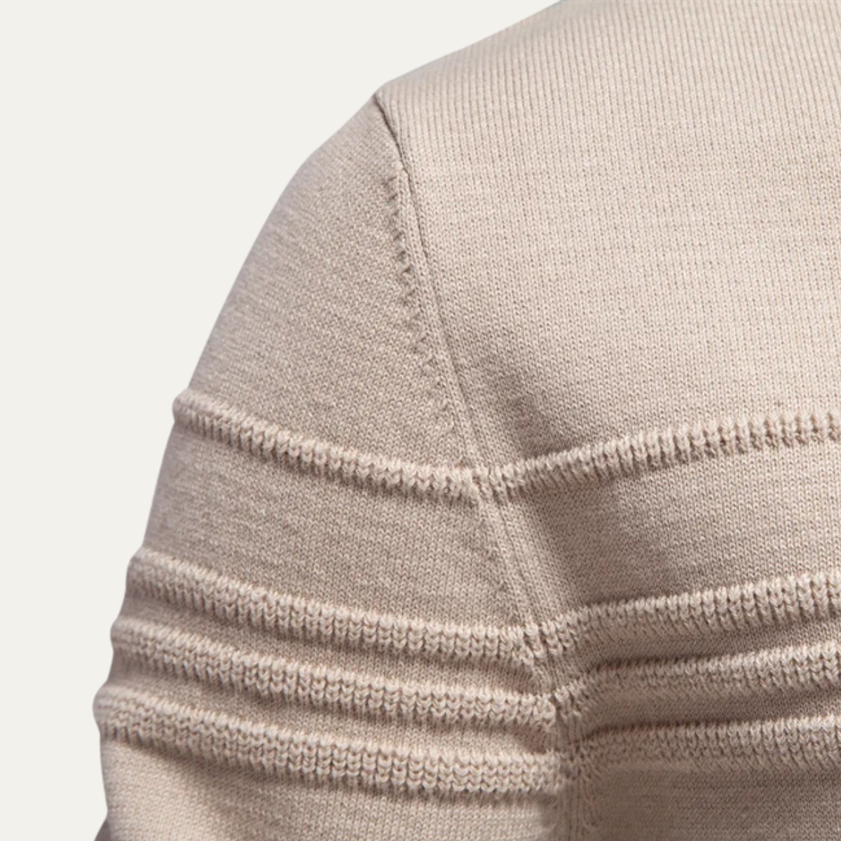 Classic Crew Neck Mens Knit Sweater
