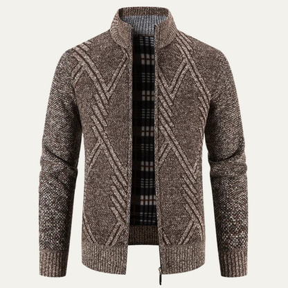 Warm Mens Cable Knit Winter Sweater