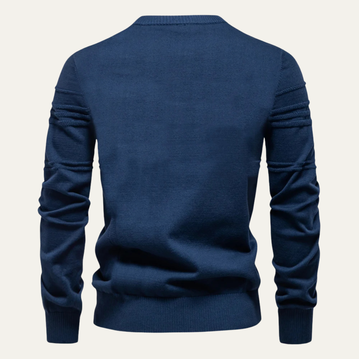 Classic Crew Neck Mens Knit Sweater