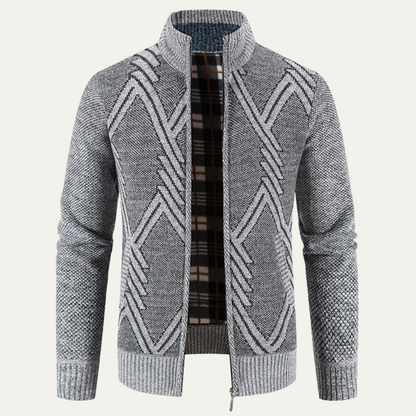 Warm Mens Cable Knit Winter Sweater