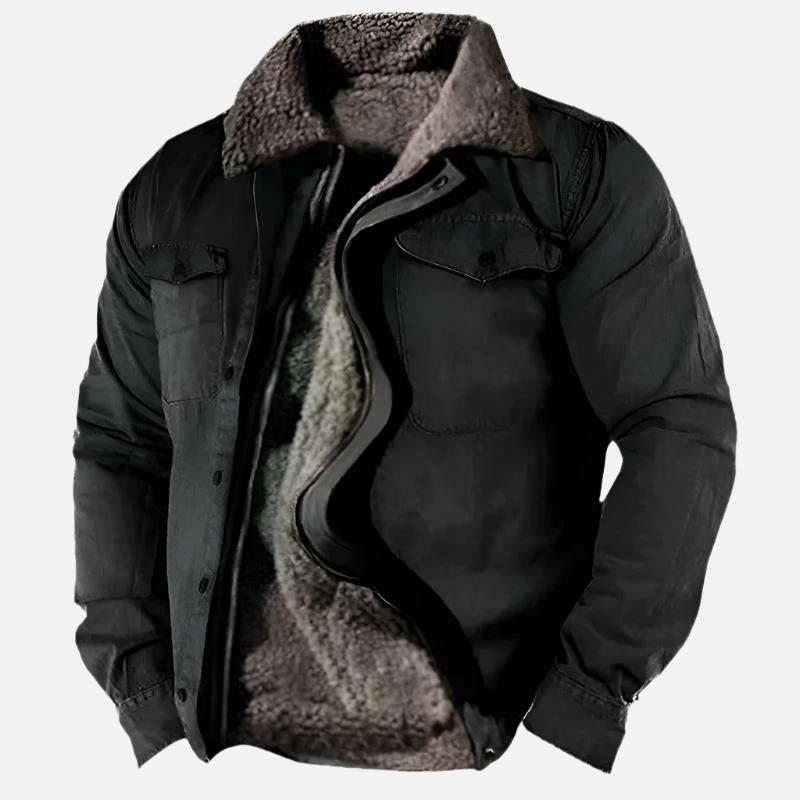 Fleece Lined Mens Insulated Winter Jacket - Nocini