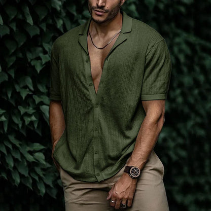 Casual Men's Summer Short Sleeve Shirt